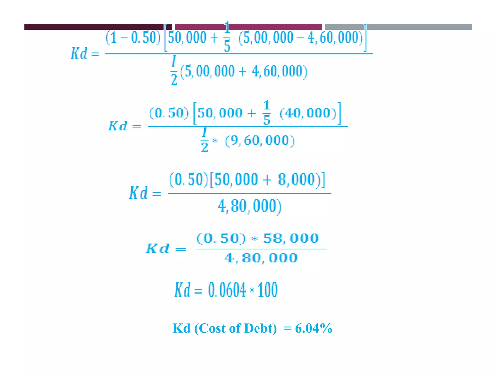 Kd (Cost of Debt) = 6.04%
 
