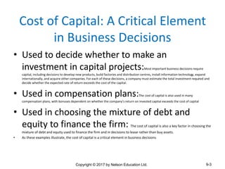 Estimated Capital Example cost of capital with examples -weighted average | PPTX