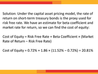 Cost of equity | PPT