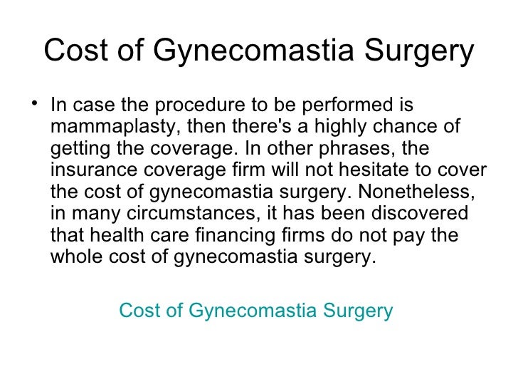 Cost of Surgery