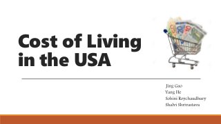 Cost of Living
in the USA
 