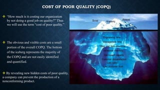 Cost of quality | PPTX