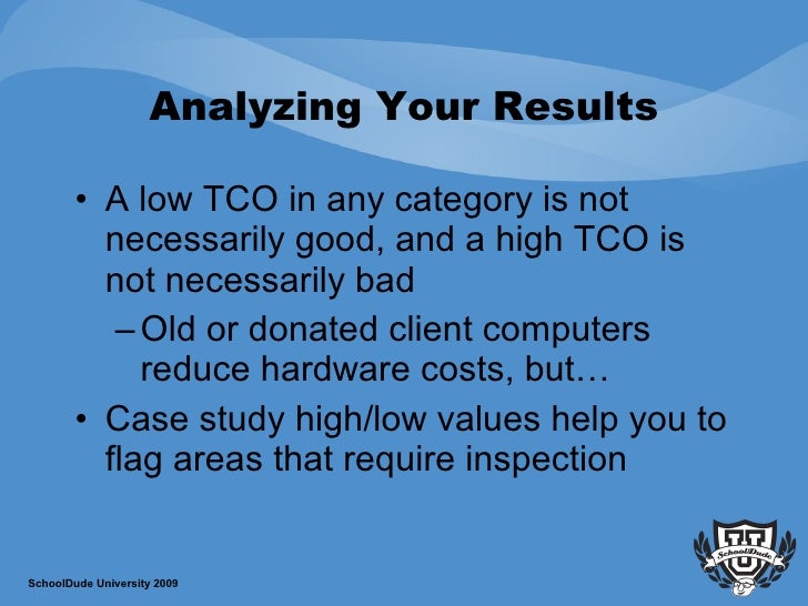 The Cost of Technology Total Cost of Ownership and Value of Investm…