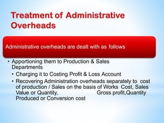 Cost overhead | PPTX
