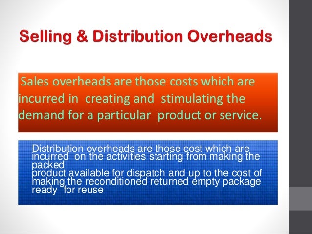 overhead cost examples overhead cost examples