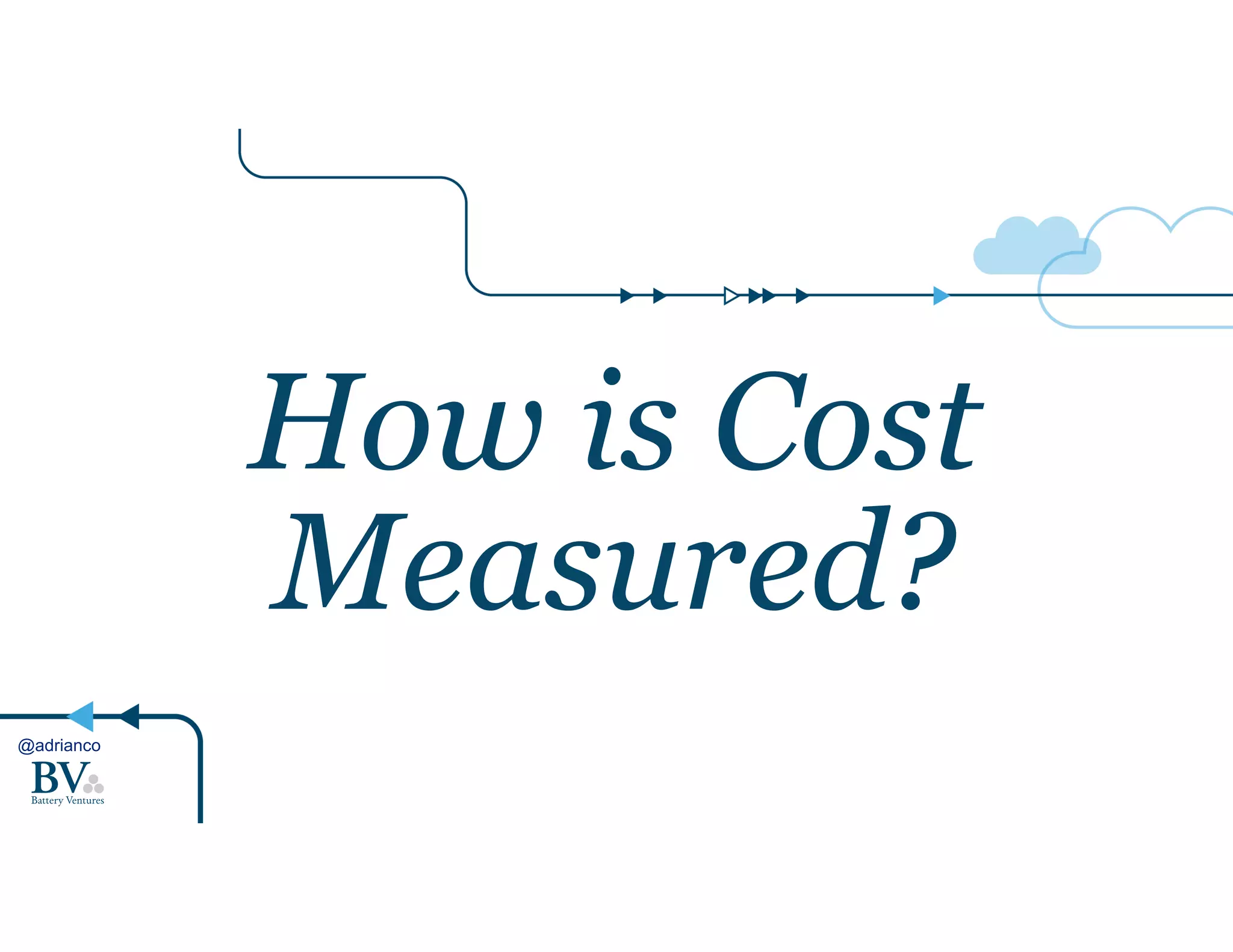 @adrianco 
How is Cost 
Measured? 
 