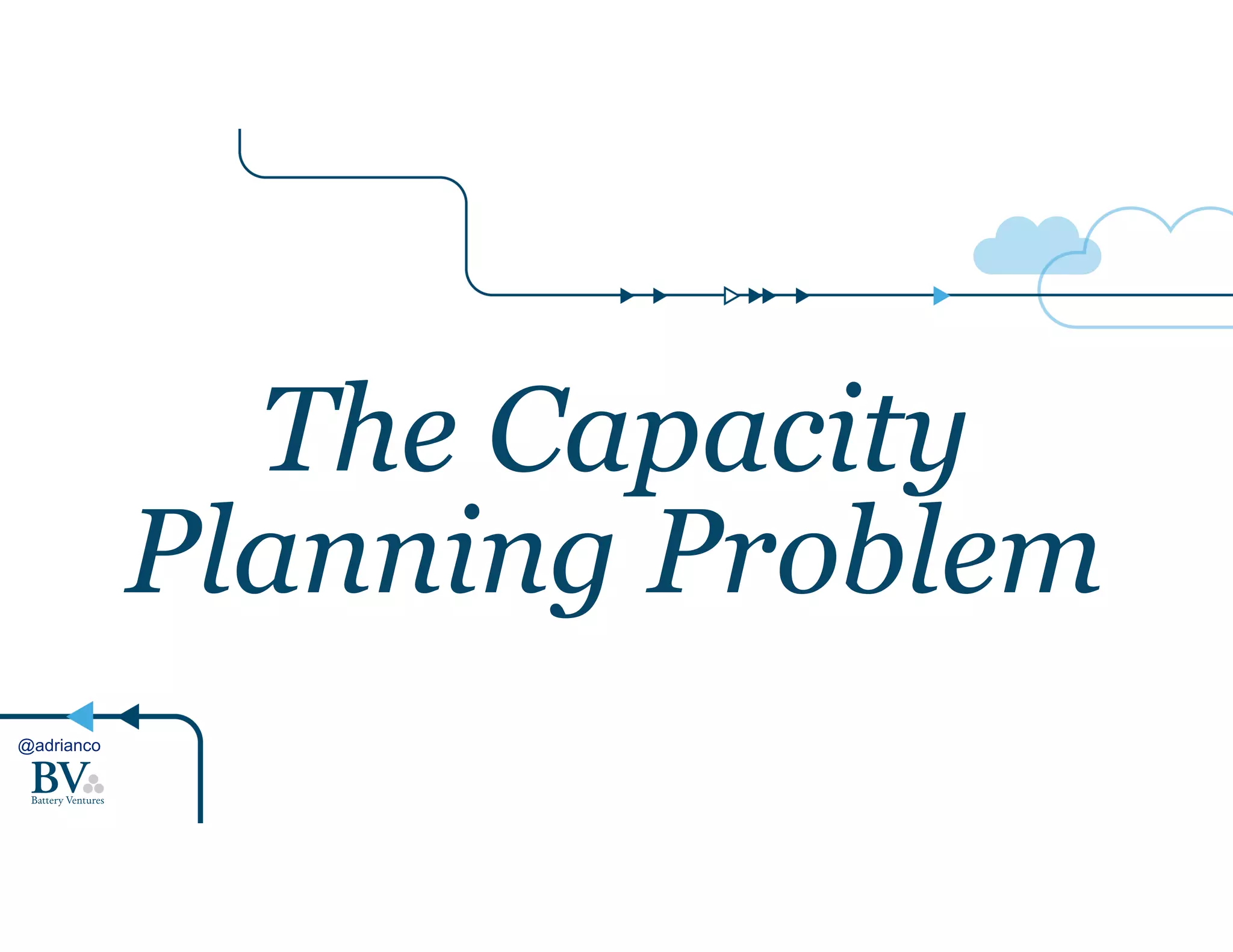 @adrianco 
The Capacity 
Planning Problem 
 
