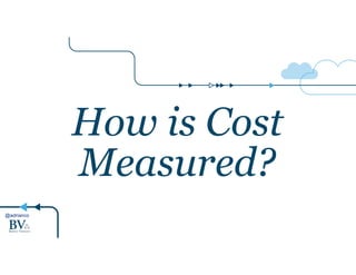 @adrianco 
How is Cost 
Measured? 
 