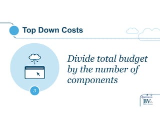 @adrianco 
Top Down Costs 
Divide total budget 
by the number of 
components 
3 
 
