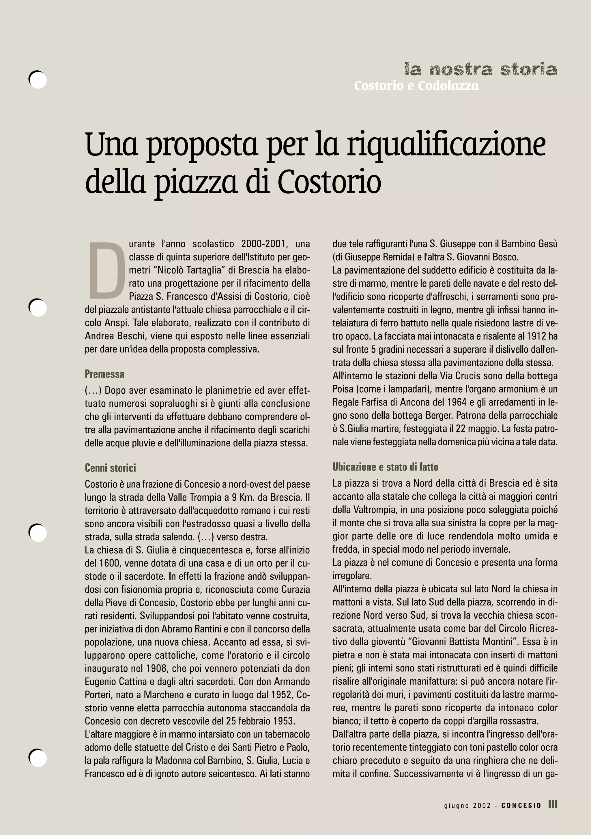 Costorio e codolazza | PDF