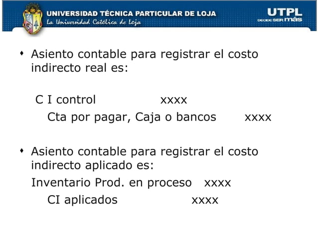 Contabilidad De Costos I