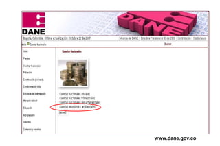 www.dane.gov.co
 