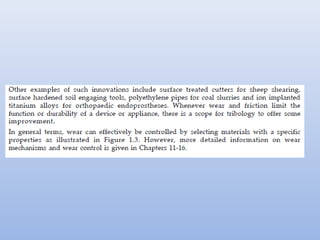 Costos de la tribologia