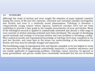 Costos de la tribologia