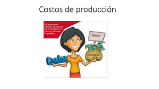 Costos de producción
 