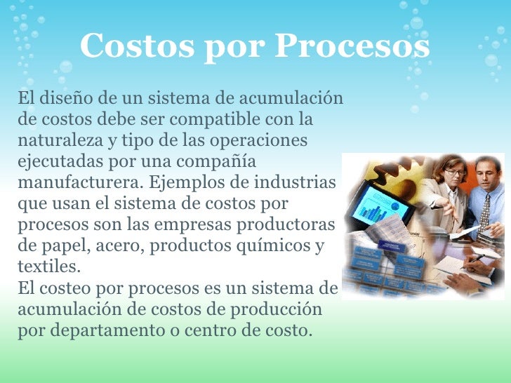Costos por procesos