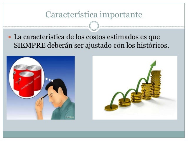 Costos predeterminados equipo 8