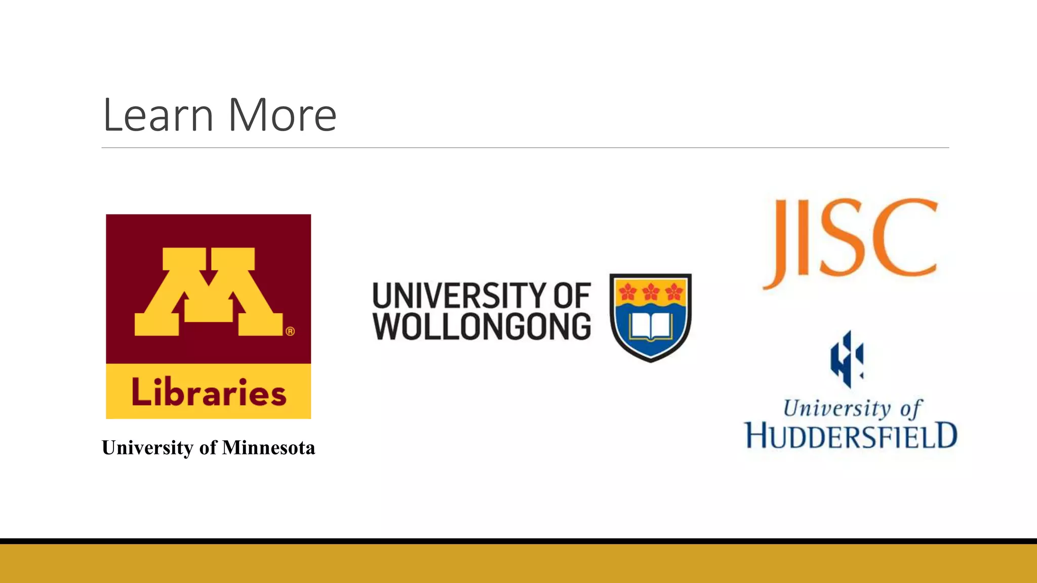Learn More
University of Minnesota
 