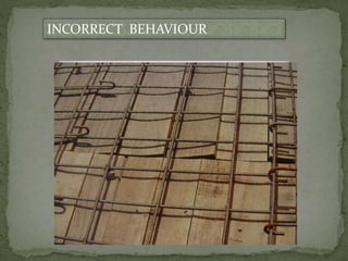 INCORRECT BEHAVIOUR
 