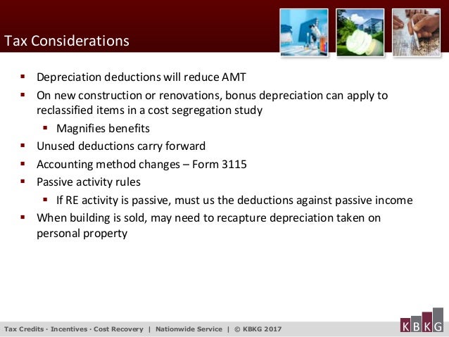 Cost Segregation And Tangible Property Repair Regulations