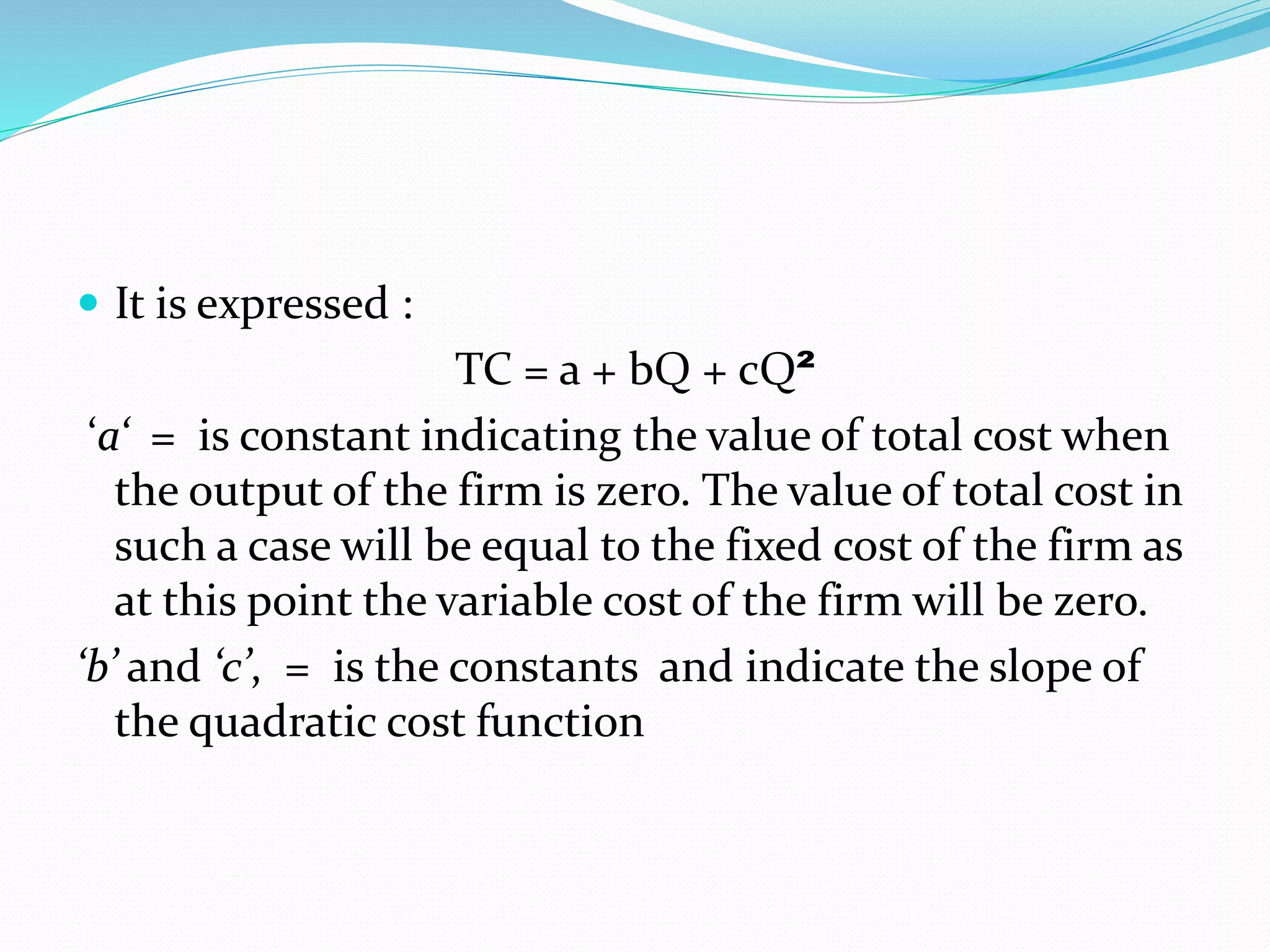 Costs functions | PPTX