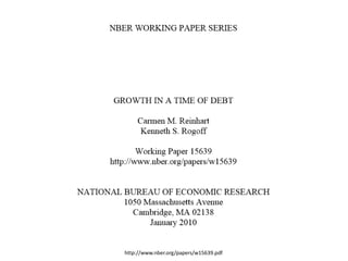 http://www.nber.org/papers/w15639.pdf

 