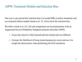 AIPW: Treatment Models and Selection Bias
One way to get around this selection bias is to model DRs as policy treatments a...