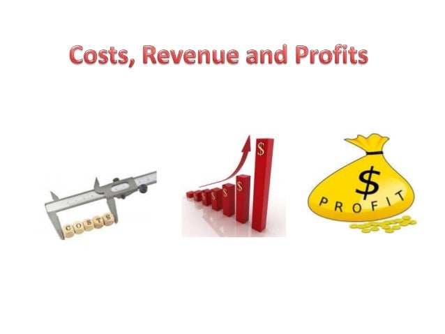 costs revenue and profit revenue expenses profit