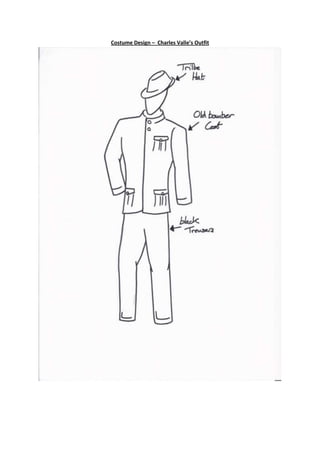 Costume Design – Charles Valle’s Outfit
 