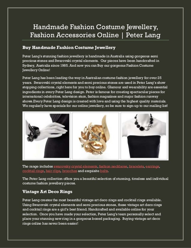 Costume jewellery australia buy online
