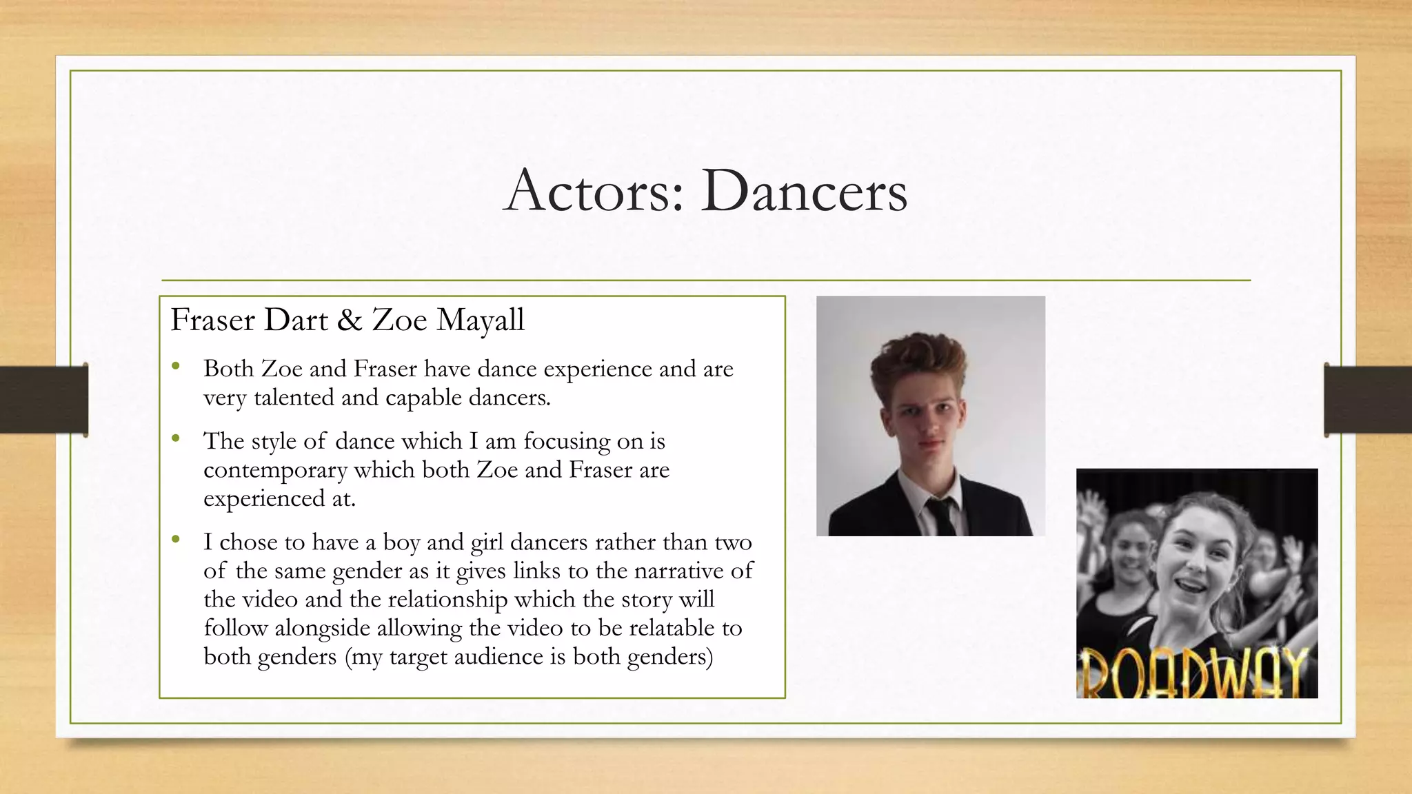 Costume, prop and actors | PPT