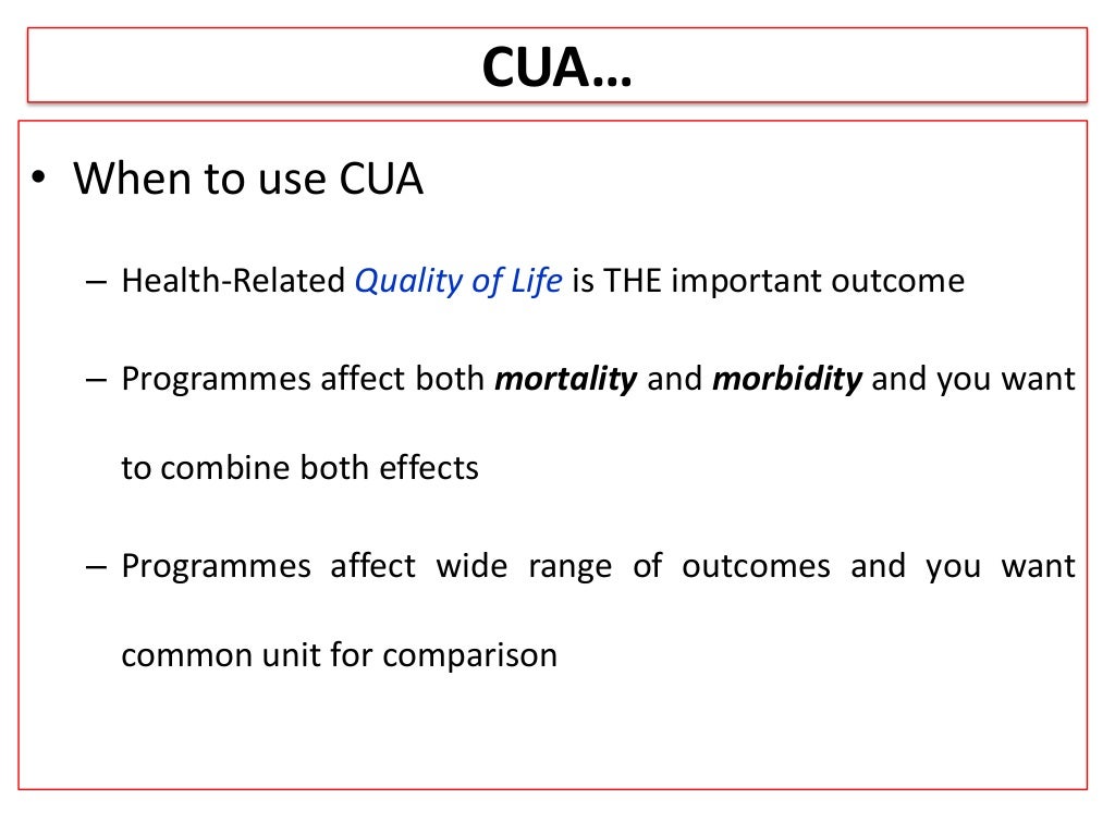 Pharmacoeconomics Cost utility analysis