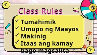 Rules In Tagalog Classroom Observation Tool-FILIPINO6_DEMO_MJ.pptx