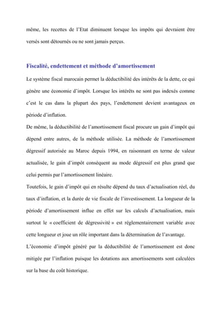 Coût Fiscal au Maroc et Optimisation fiscale