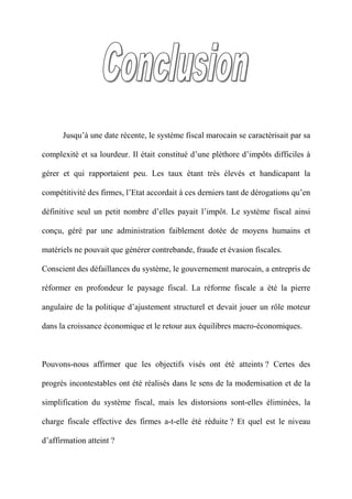 Coût Fiscal au Maroc et Optimisation fiscale