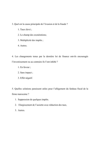 Coût Fiscal au Maroc et Optimisation fiscale