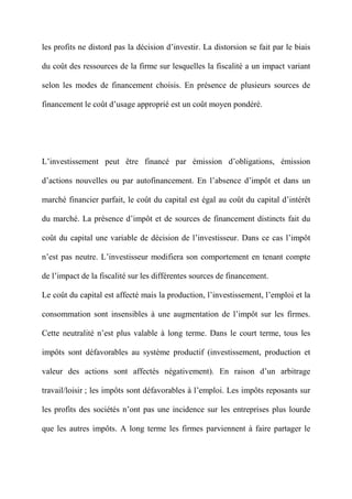 Coût Fiscal au Maroc et Optimisation fiscale