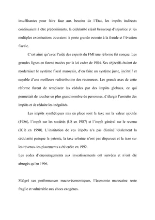 Coût Fiscal au Maroc et Optimisation fiscale