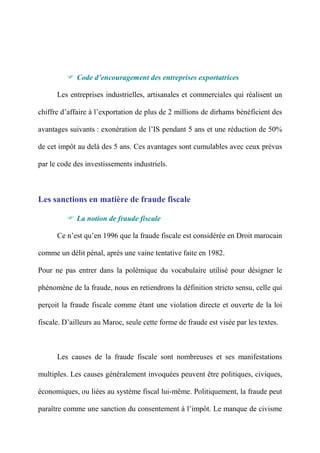 Coût Fiscal au Maroc et Optimisation fiscale