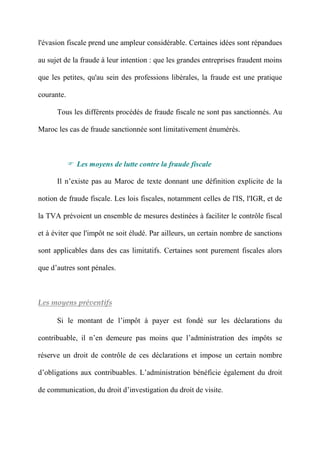 Coût Fiscal au Maroc et Optimisation fiscale