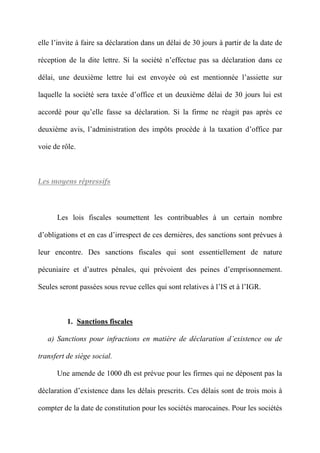 Coût Fiscal au Maroc et Optimisation fiscale