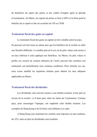 Coût Fiscal au Maroc et Optimisation fiscale