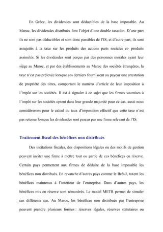 Coût Fiscal au Maroc et Optimisation fiscale