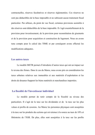 Coût Fiscal au Maroc et Optimisation fiscale