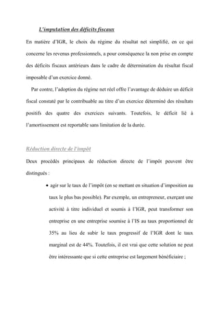 Coût Fiscal au Maroc et Optimisation fiscale