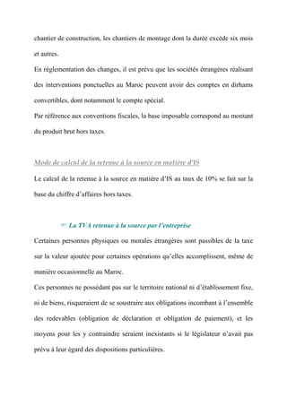 Coût Fiscal au Maroc et Optimisation fiscale