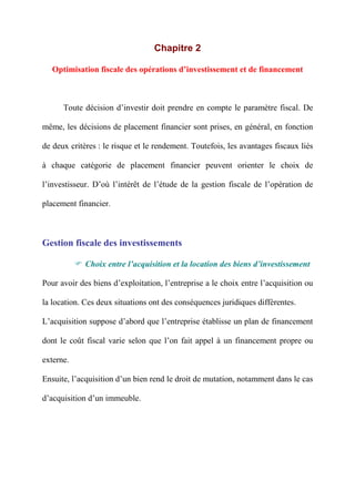 Coût Fiscal au Maroc et Optimisation fiscale