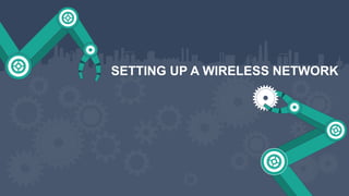 SETTING UP A WIRELESS NETWORK
 