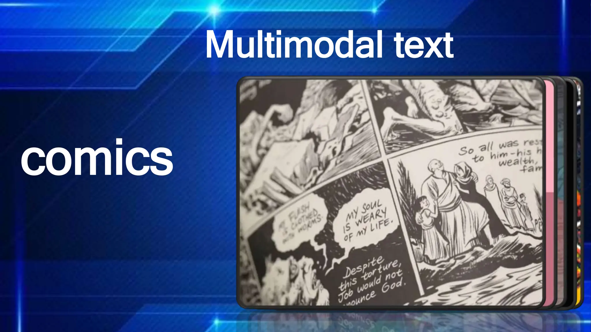 Multimodal text
comics
 