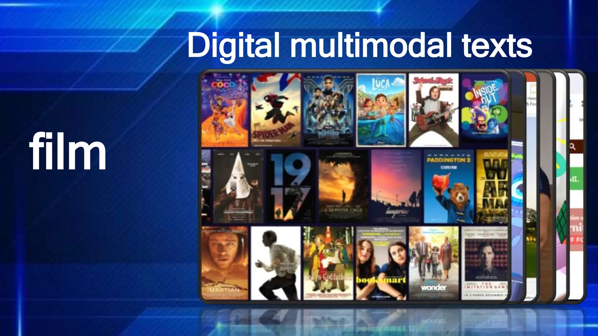 Digital multimodal texts
film
 